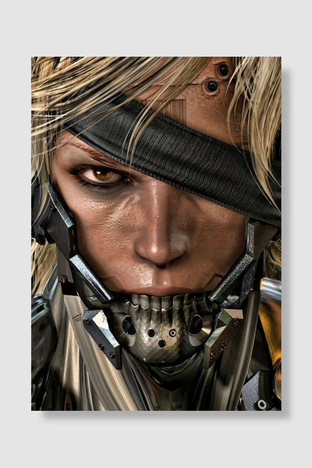 metal gear rising game mgr Oyun Poster Çerçevesiz Yüksek Kalite Oyun Afiş Duvar Poster