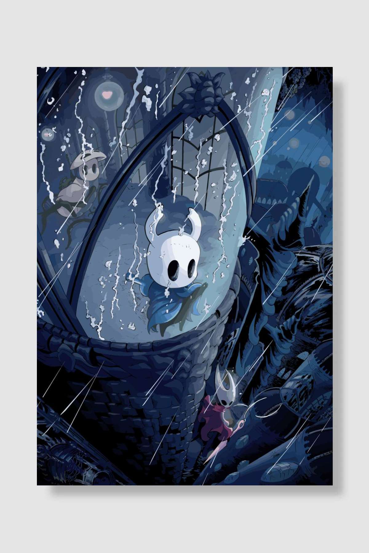 Hollow Knight Oyun Poster Çerçevesiz Yüksek Kalite Oyun Afiş Duvar Poster