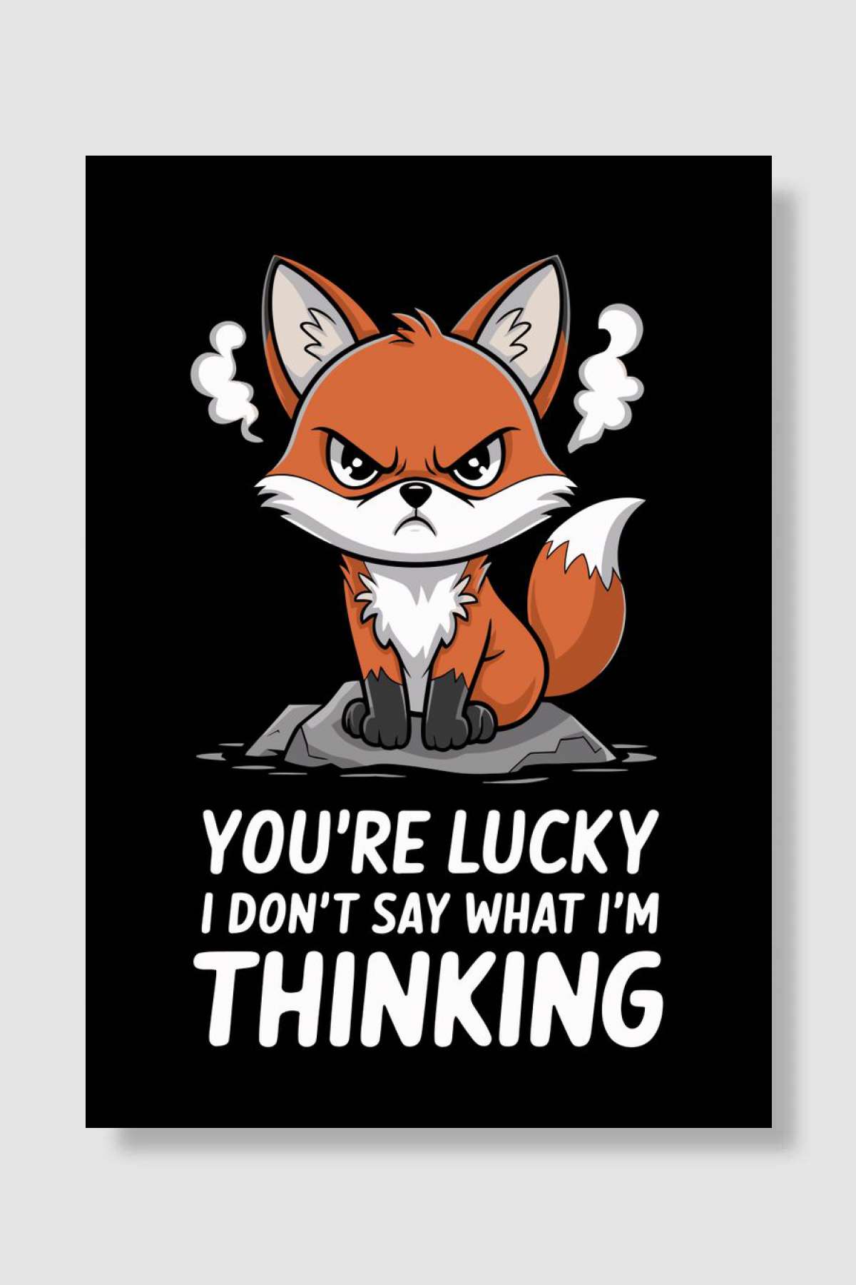 Sassy Fox Oyun Poster Çerçevesiz Yüksek Kalite Oyun Afiş Duvar Poster