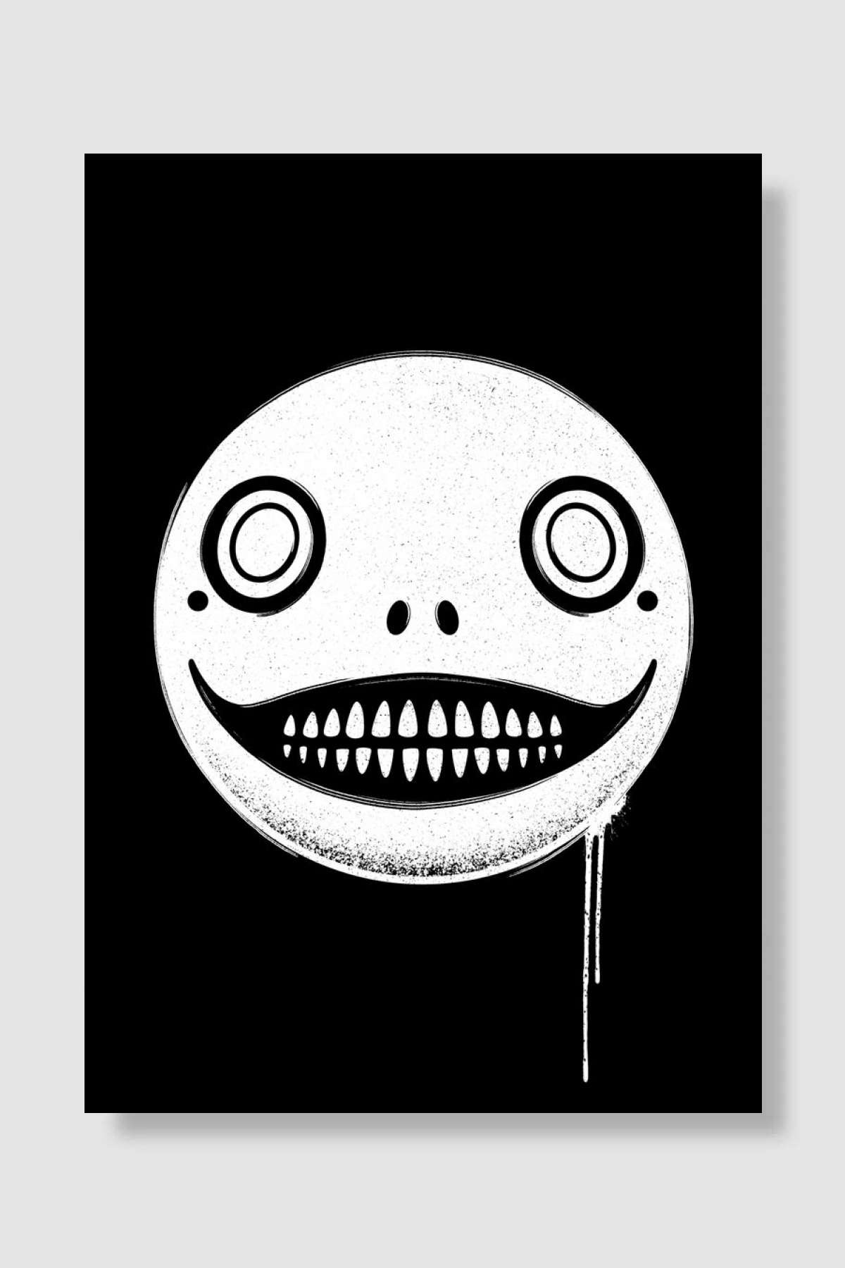 Emil Face Nier Automata Oyun Poster Çerçevesiz Yüksek Kalite Oyun Afiş Duvar Poster