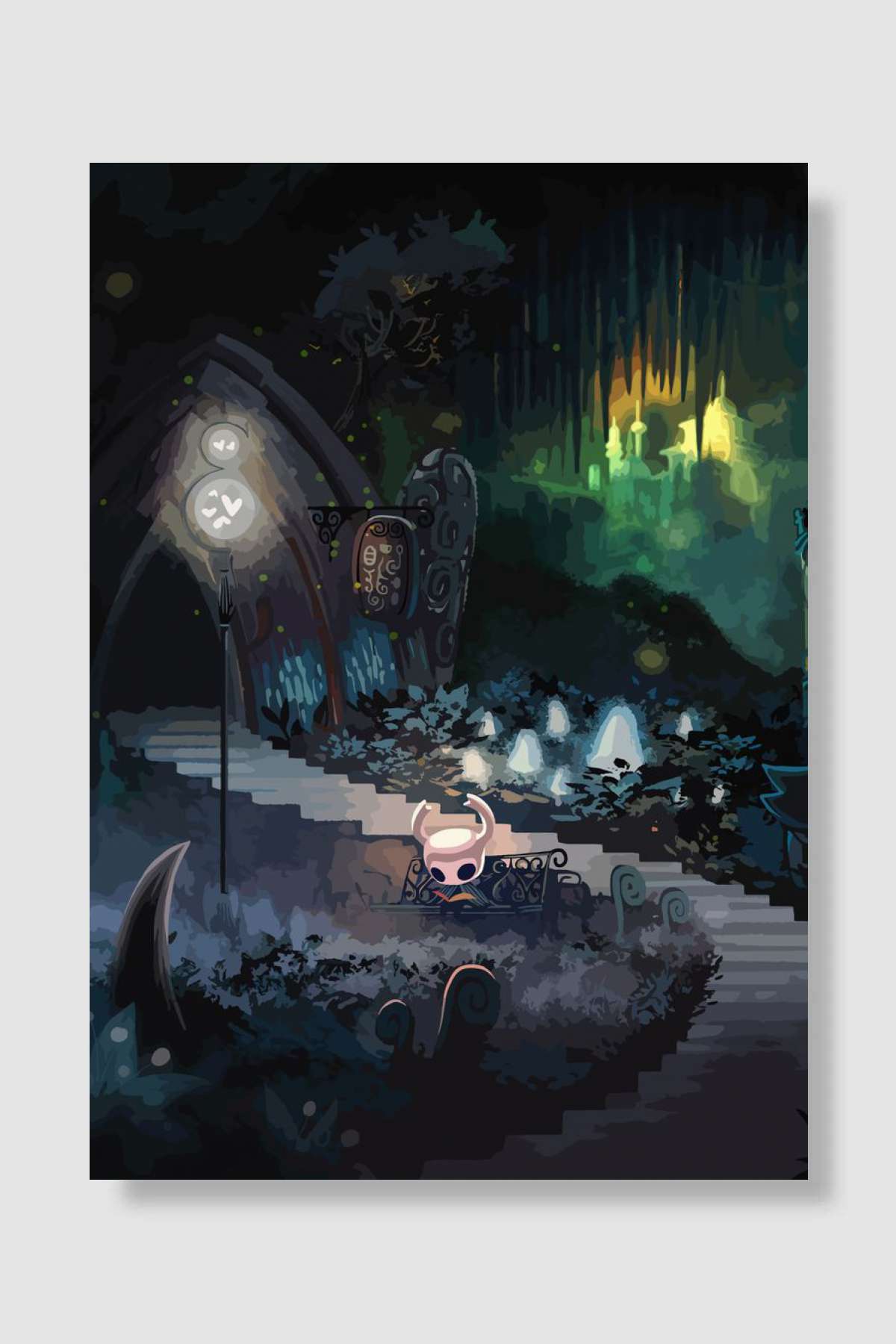 Hollow Knight Oyun Poster Çerçevesiz Yüksek Kalite Oyun Afiş Duvar Poster