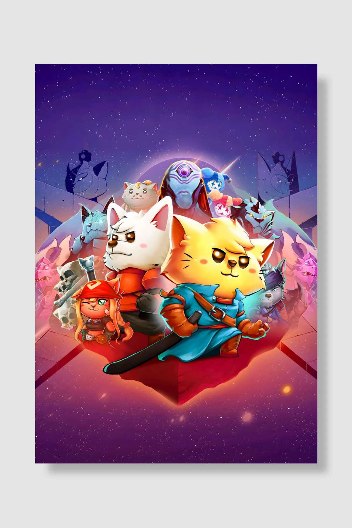 Cat Quest II Oyun Poster Çerçevesiz Yüksek Kalite Oyun Afiş Duvar Poster