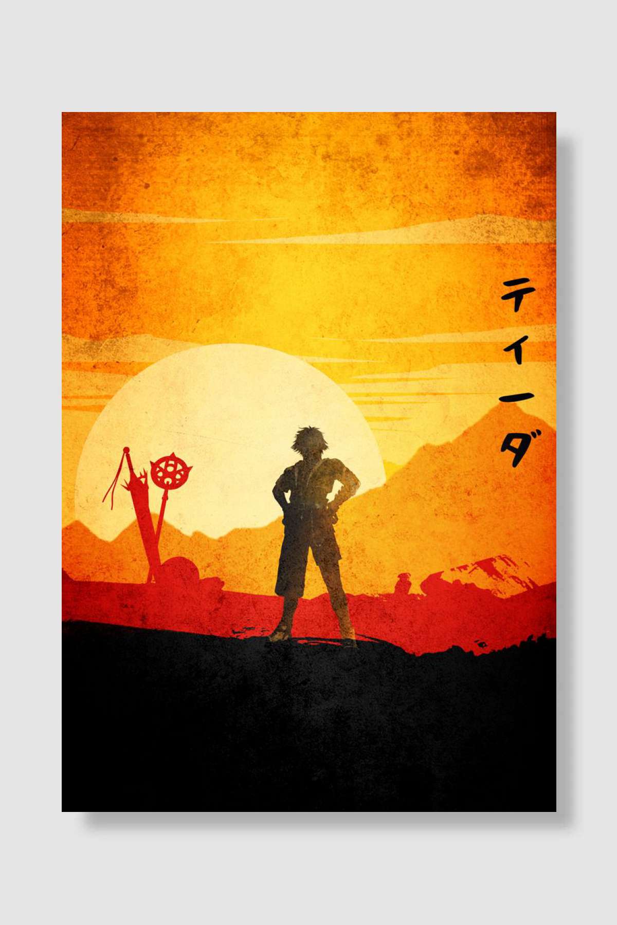 Tidus Final Fantasy 10 Oyun Poster Çerçevesiz Yüksek Kalite Oyun Afiş Duvar Poster