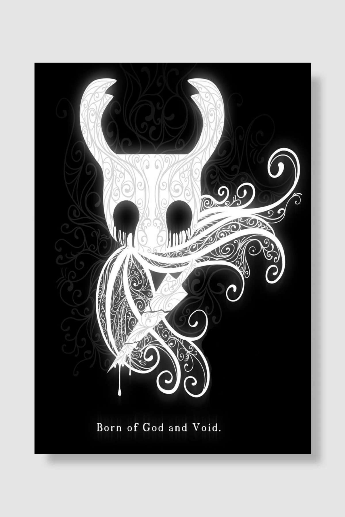 hollow knight Oyun Poster Çerçevesiz Yüksek Kalite Oyun Afiş Duvar Poster