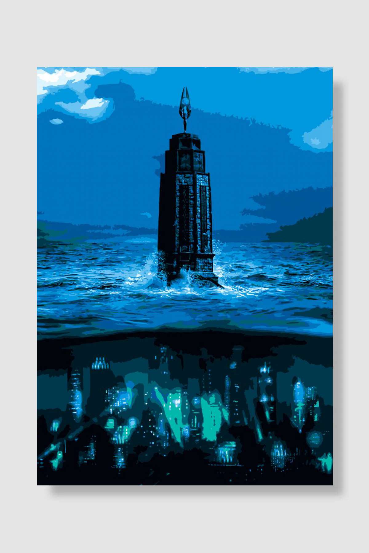 Bioshock Oyun Poster Çerçevesiz Yüksek Kalite Oyun Afiş Duvar Poster