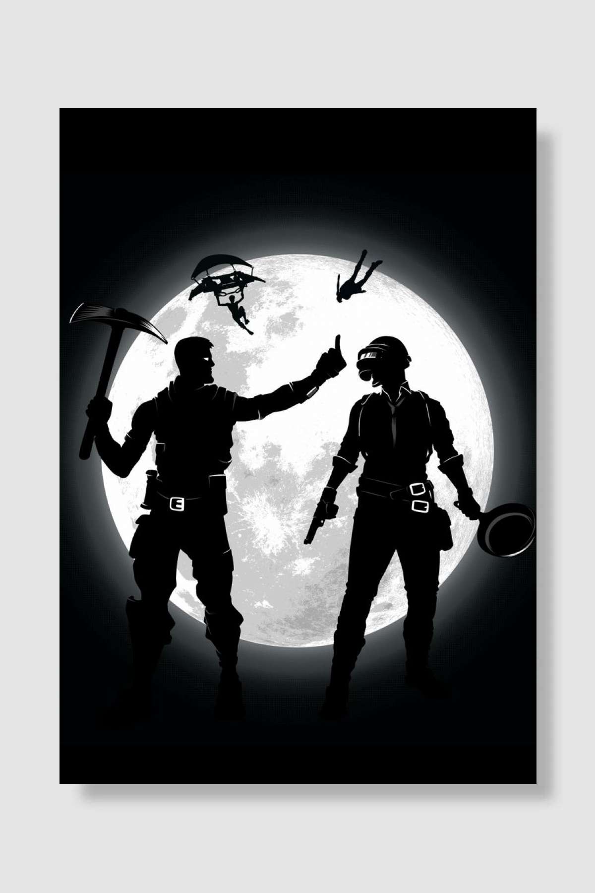 Battle Royale winner Oyun Poster Çerçevesiz Yüksek Kalite Oyun Afiş Duvar Poster