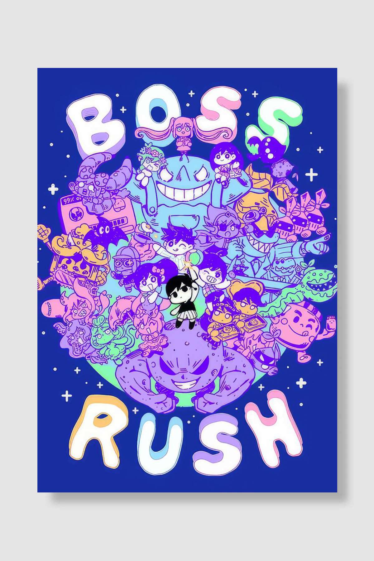 omori Oyun Poster Çerçevesiz Yüksek Kalite Oyun Afiş Duvar Poster