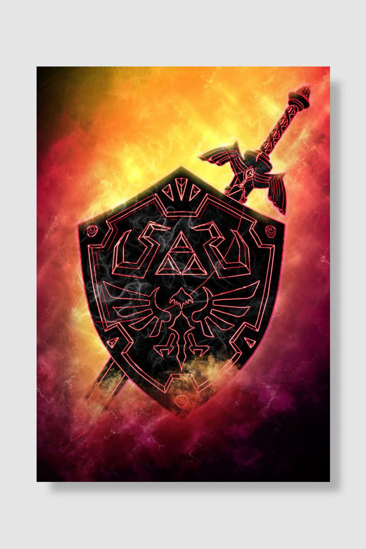 link zelda game Gaming Oyun Poster Çerçevesiz Yüksek Kalite Oyun Afiş Duvar Poster