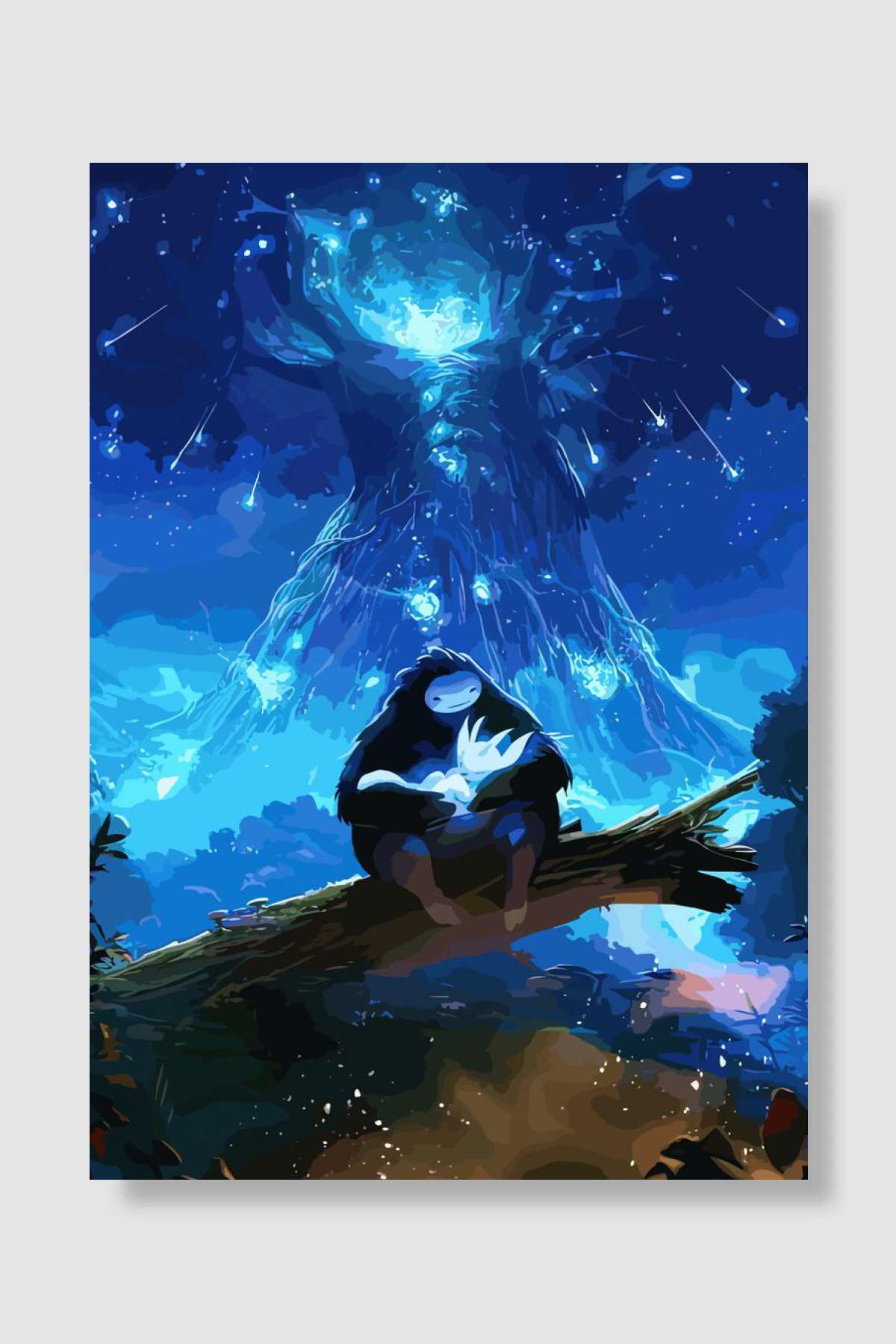Ori The Game Oyun Poster Çerçevesiz Yüksek Kalite Oyun Afiş Duvar Poster