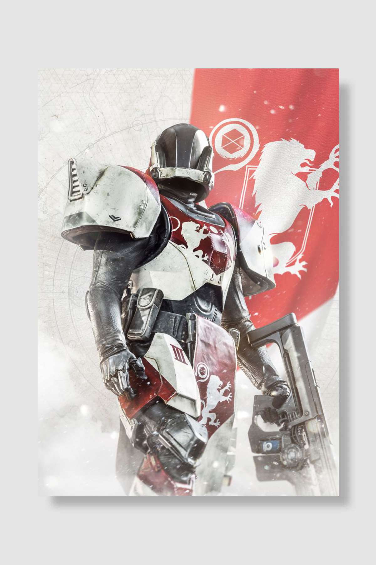 Titan Emblem Oyun Poster Çerçevesiz Yüksek Kalite Oyun Afiş Duvar Poster