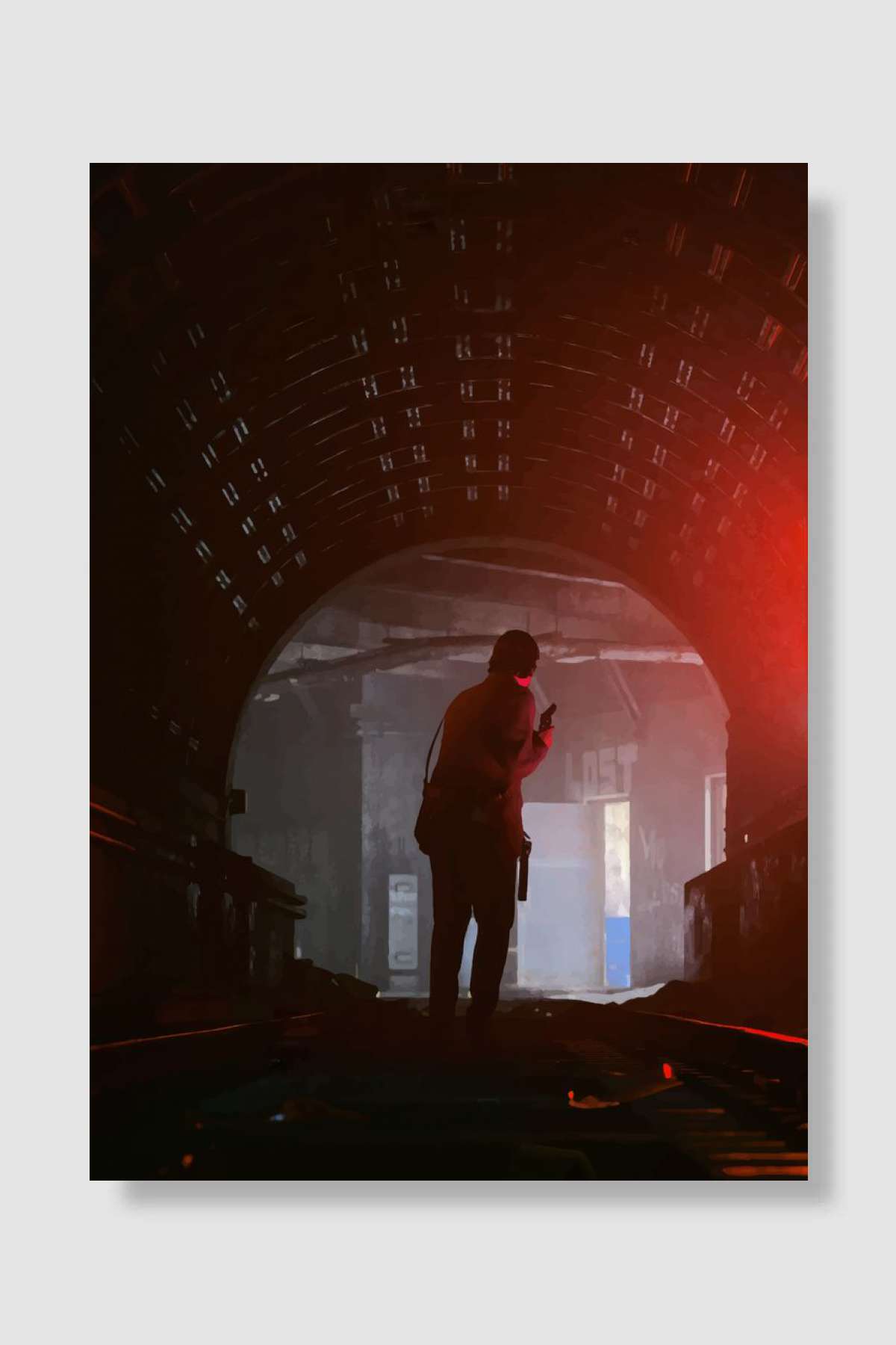 Alan Wake Game ART Oyun Poster Çerçevesiz Yüksek Kalite Oyun Afiş Duvar Poster - En İyi Fiyatlarla