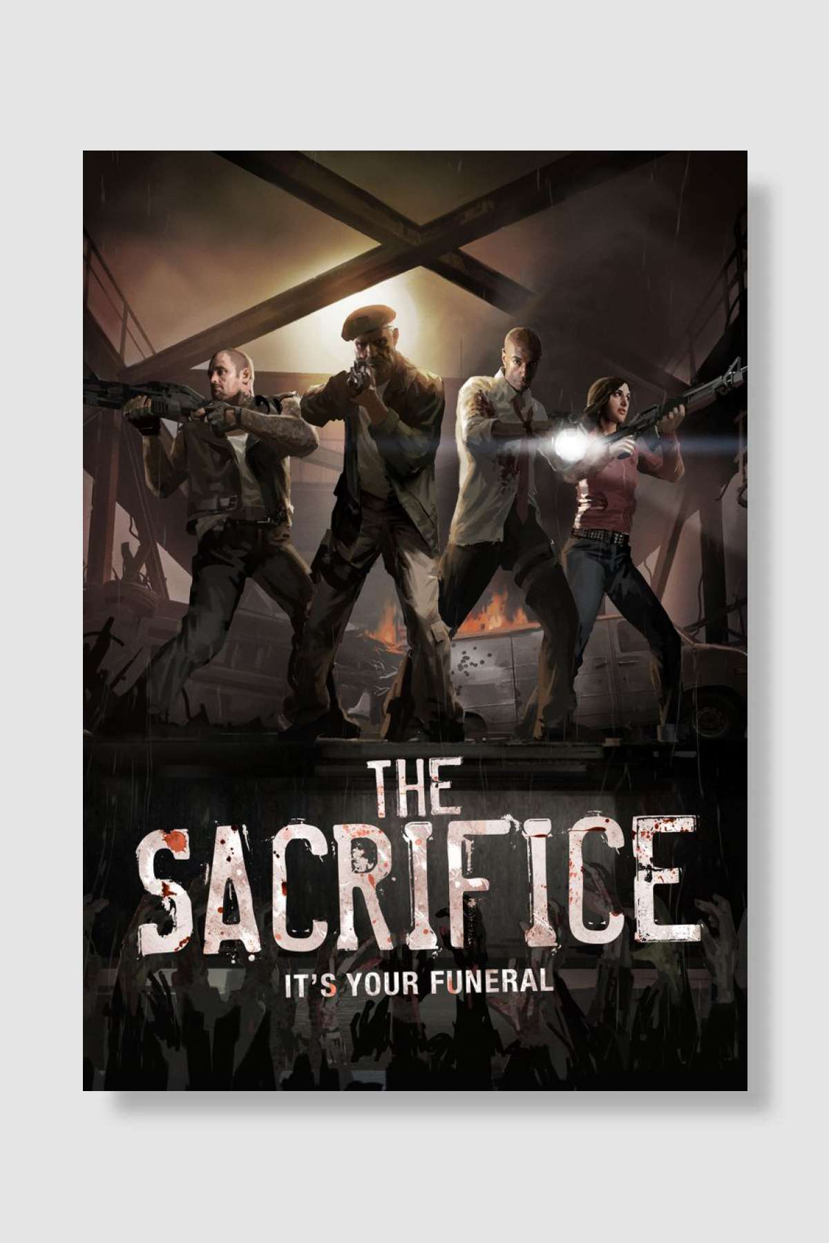 The Sacrifice Oyun Poster Çerçevesiz Yüksek Kalite Oyun Afiş Duvar Poster