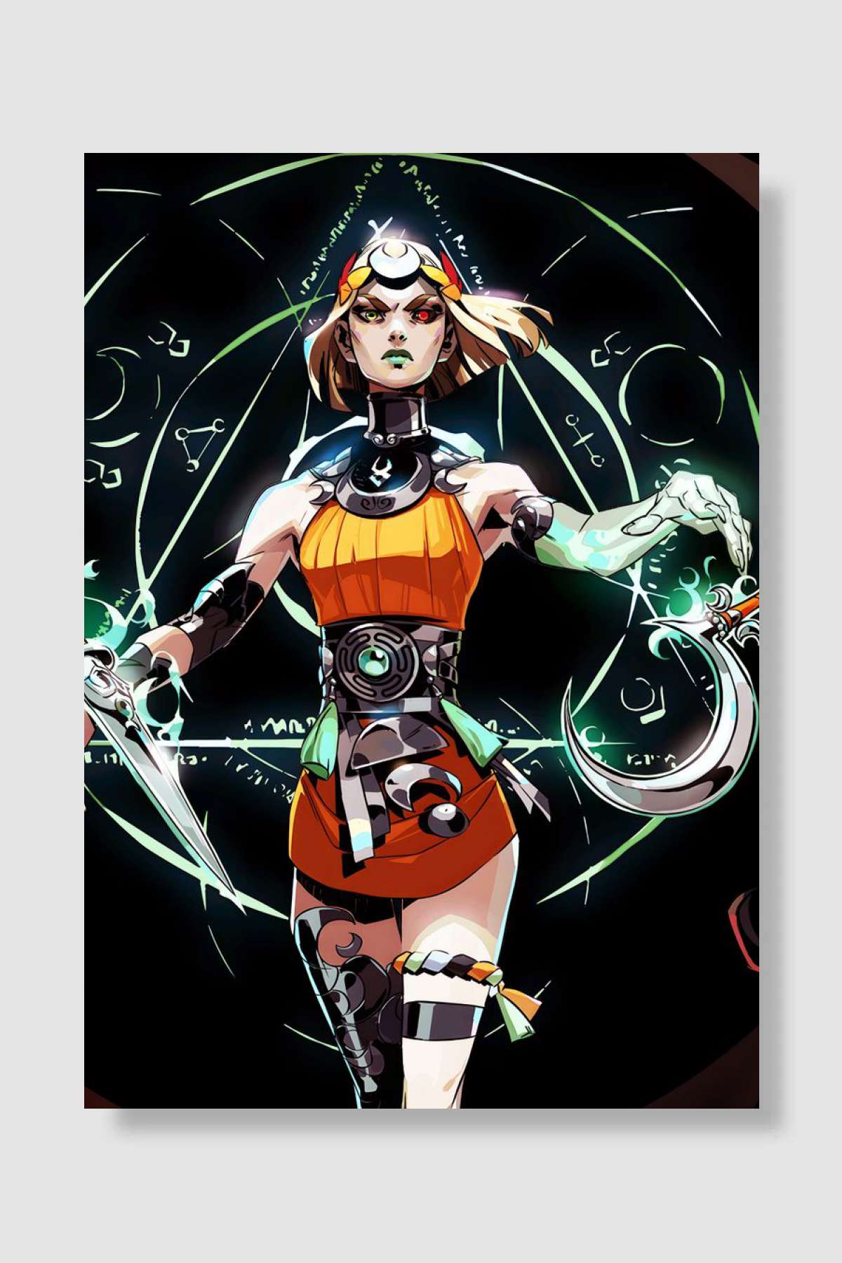 hades Oyun Poster Çerçevesiz Yüksek Kalite Oyun Afiş Duvar Poster