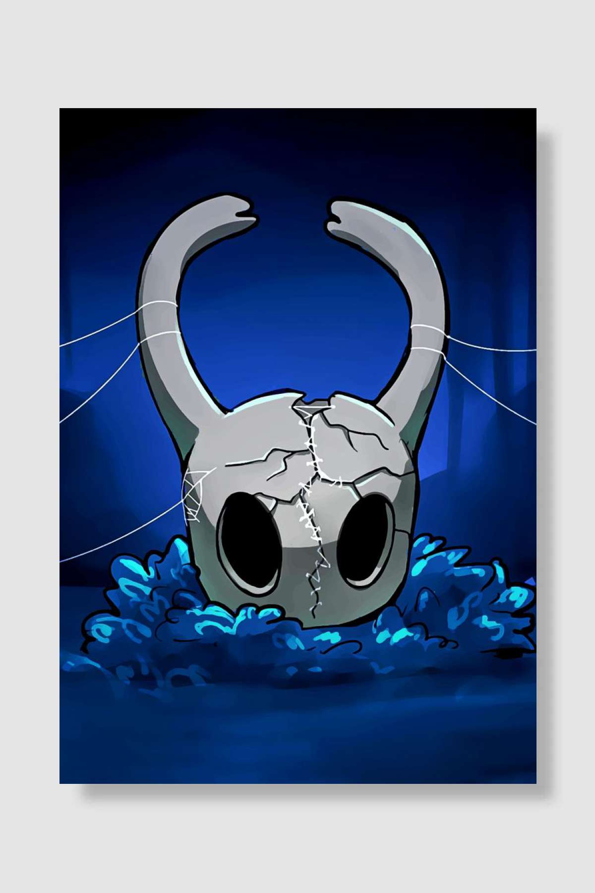 skull hollow knight Oyun Poster Çerçevesiz Yüksek Kalite Oyun Afiş Duvar Poster