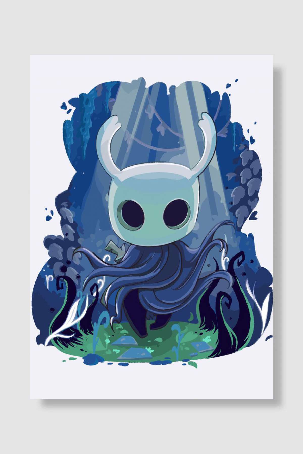 Hollow Knight Oyun Poster Çerçevesiz Yüksek Kalite Oyun Afiş Duvar Poster
