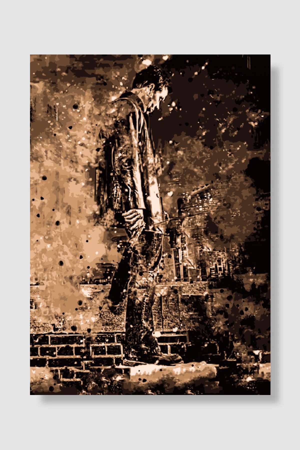 Max Payne Oyun Poster Çerçevesiz Yüksek Kalite Oyun Afiş Duvar Poster