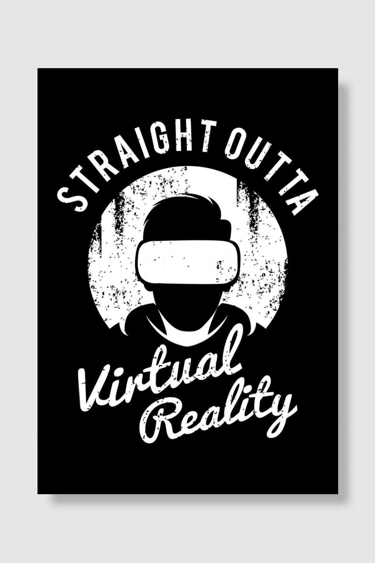 VR Virtual Reality Gaming Oyun Poster Çerçevesiz Yüksek Kalite Oyun Afiş Duvar Poster