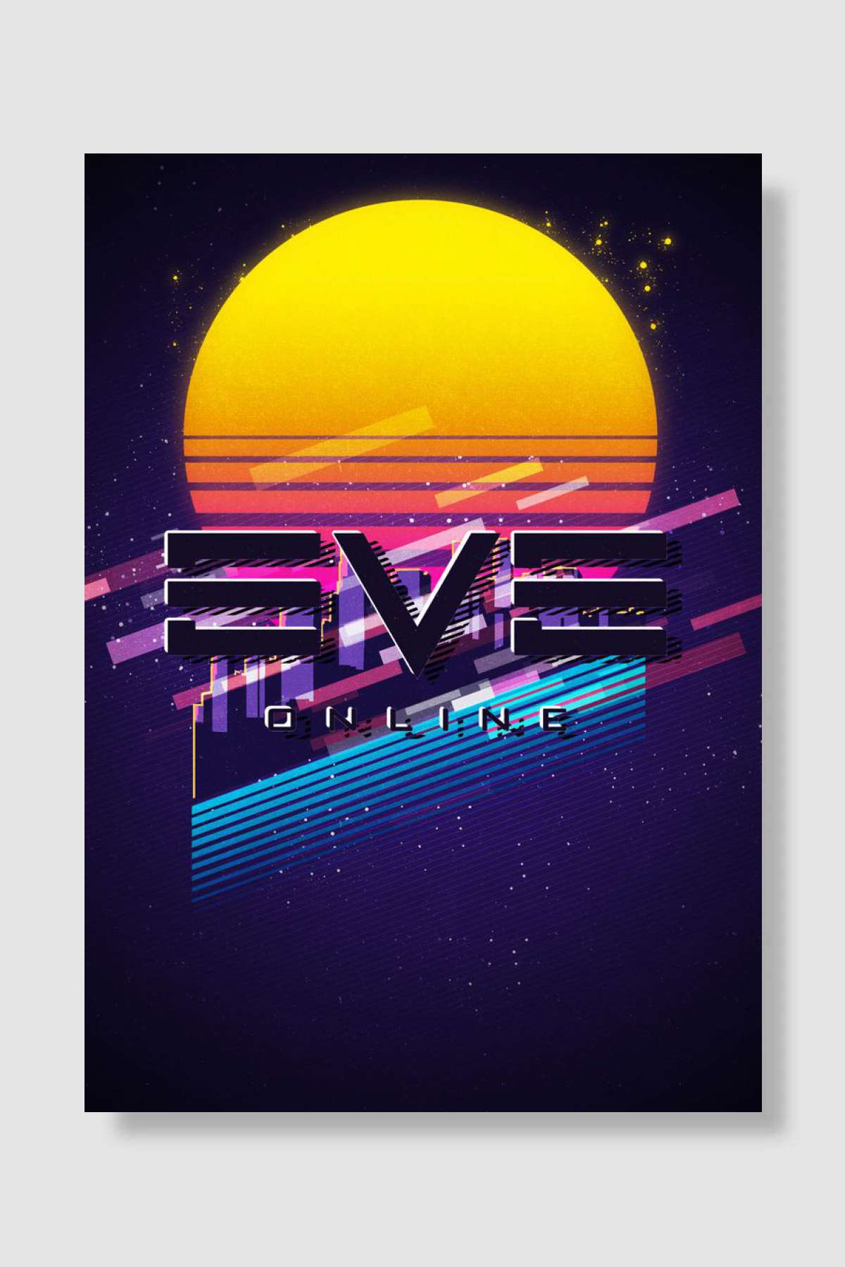 eve online Oyun Poster Çerçevesiz Yüksek Kalite Oyun Afiş Duvar Poster