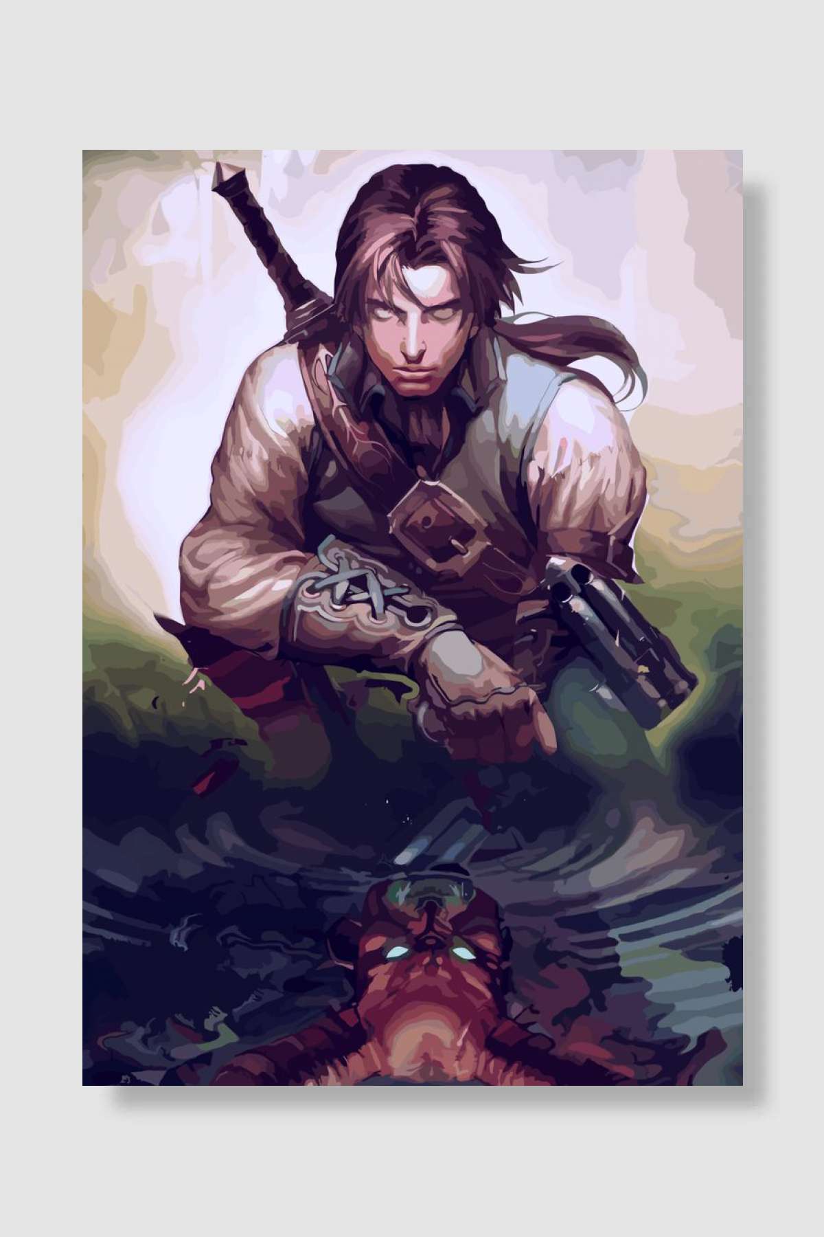 Fable Oyun Poster Çerçevesiz Yüksek Kalite Oyun Afiş Duvar Poster