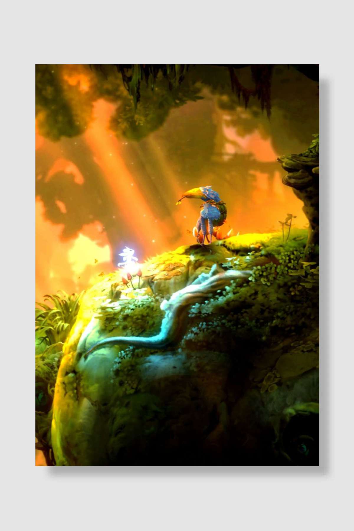 Ori the Will of the Wisps Oyun Poster Çerçevesiz Yüksek Kalite Oyun Afiş Duvar Poster