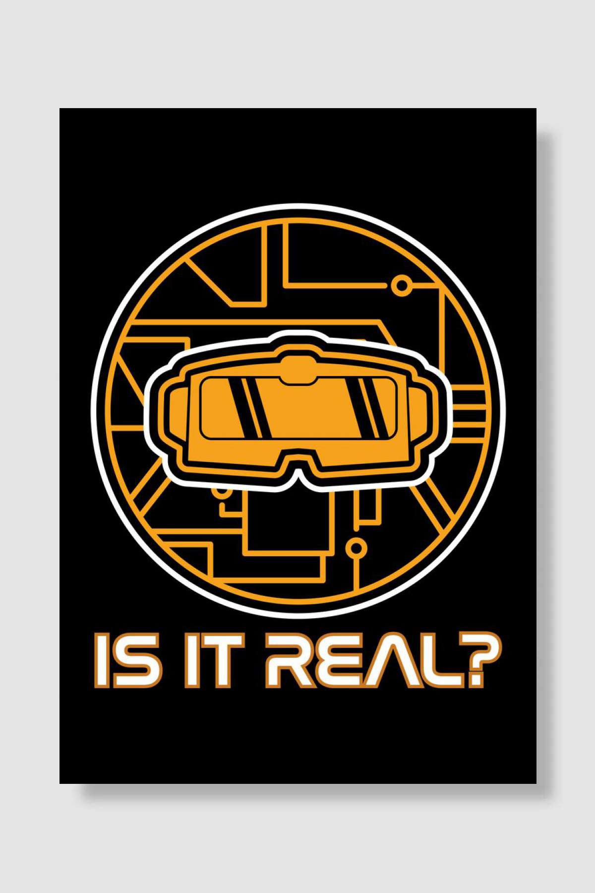 VR Virtual Reality Gaming Oyun Poster Çerçevesiz Yüksek Kalite Oyun Afiş Duvar Poster