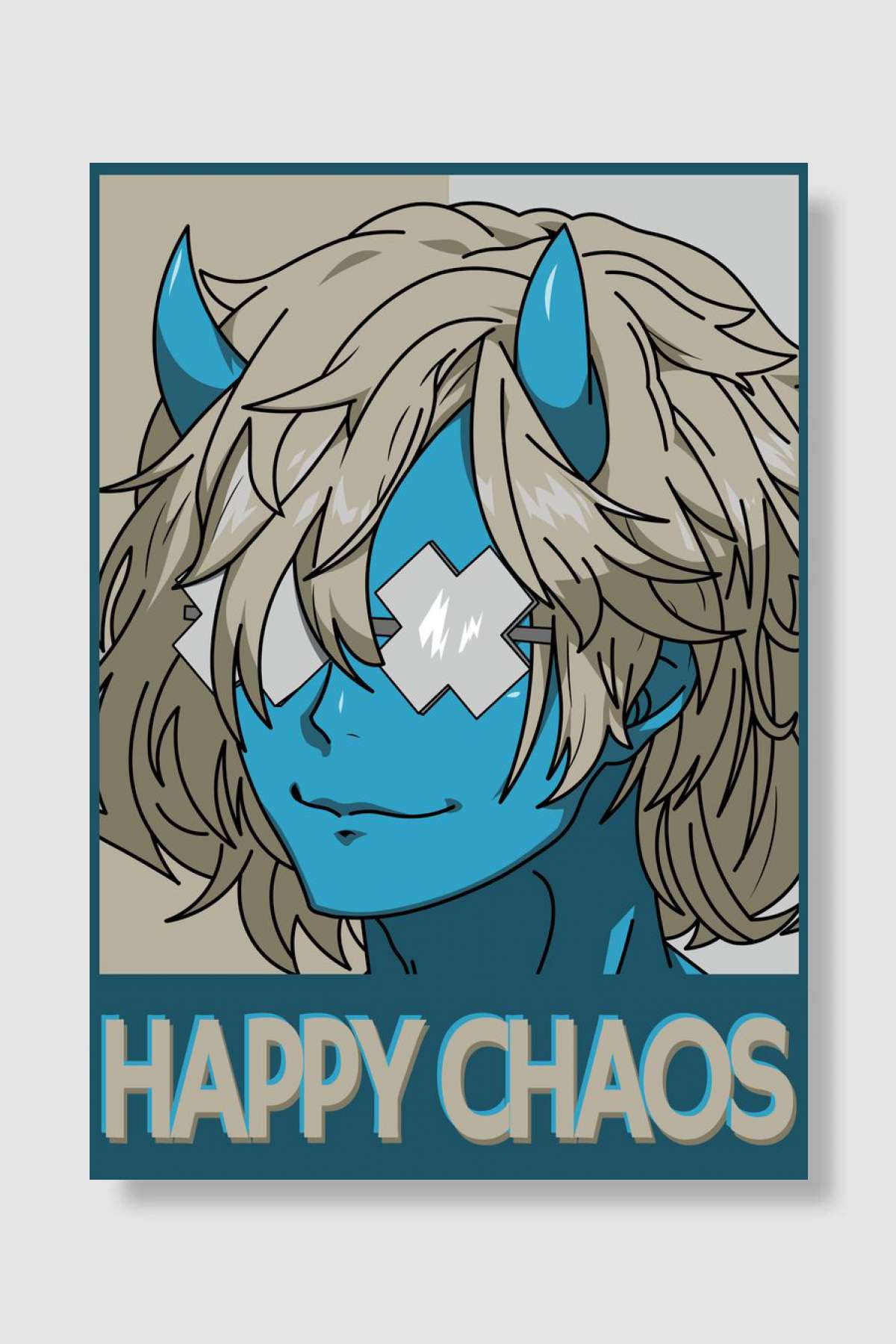 Guilty Gear Chaos Oyun Poster Çerçevesiz Yüksek Kalite Oyun Afiş Duvar Poster