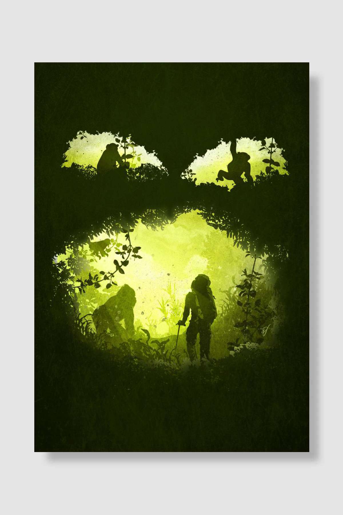 In the Heart of the Jungle Oyun Poster Çerçevesiz Yüksek Kalite Oyun Afiş Duvar Poster