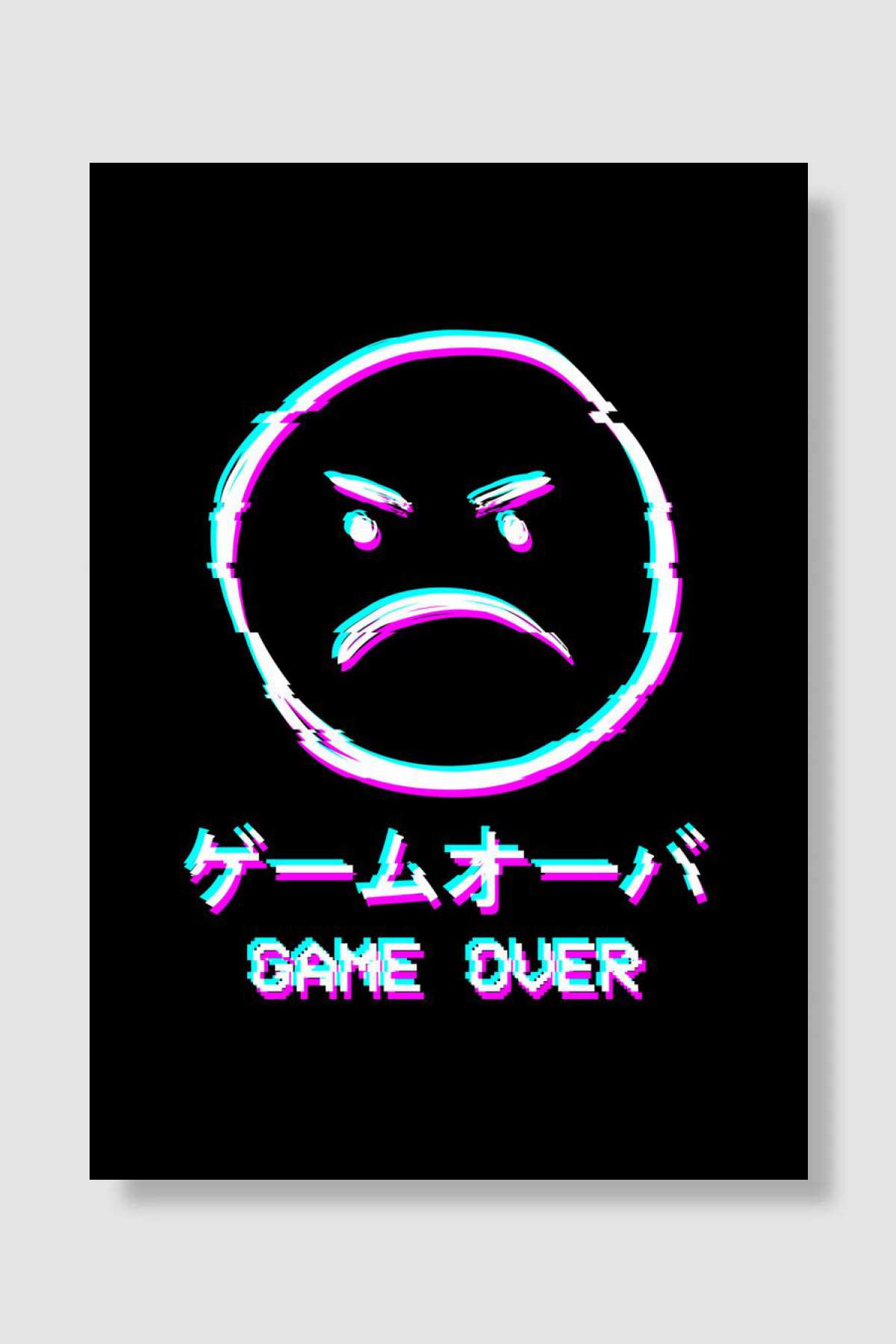 Eboy Egirl Sad Face Oyun Poster Çerçevesiz Yüksek Kalite Oyun Afiş Duvar Poster