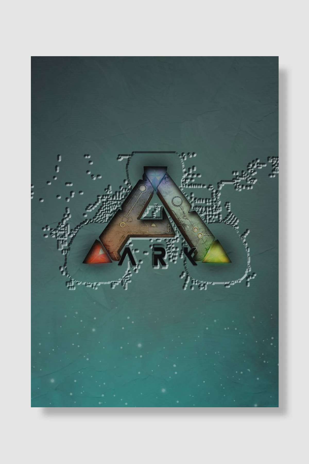 Ark Survival Oyun Poster Çerçevesiz Yüksek Kalite Oyun Afiş Duvar Poster