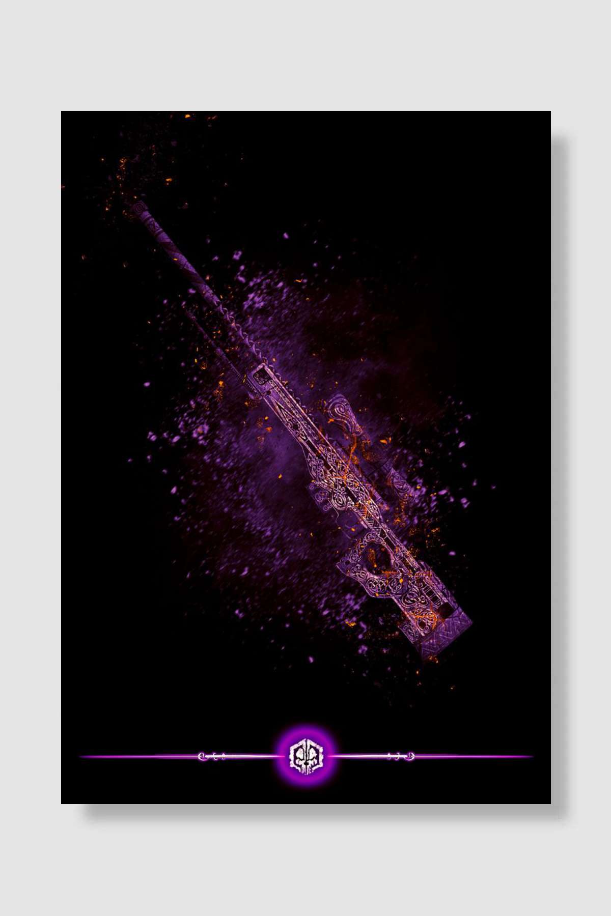 gun Oyun Poster Çerçevesiz Yüksek Kalite Oyun Afiş Duvar Poster