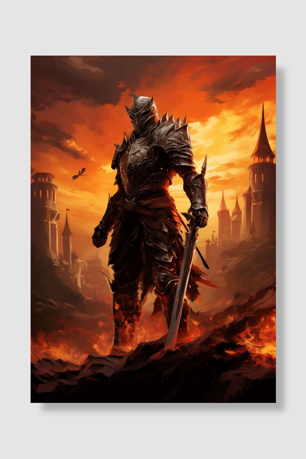 Valor in the Abyss Oyun Poster Çerçevesiz Yüksek Kalite Oyun Afiş Duvar Poster