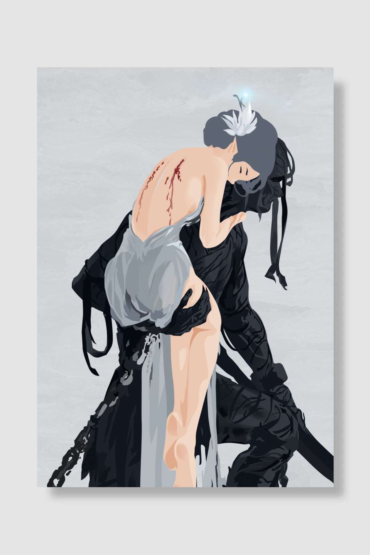 Ghost Blade Oyun Poster Çerçevesiz Yüksek Kalite Oyun Afiş Duvar Poster