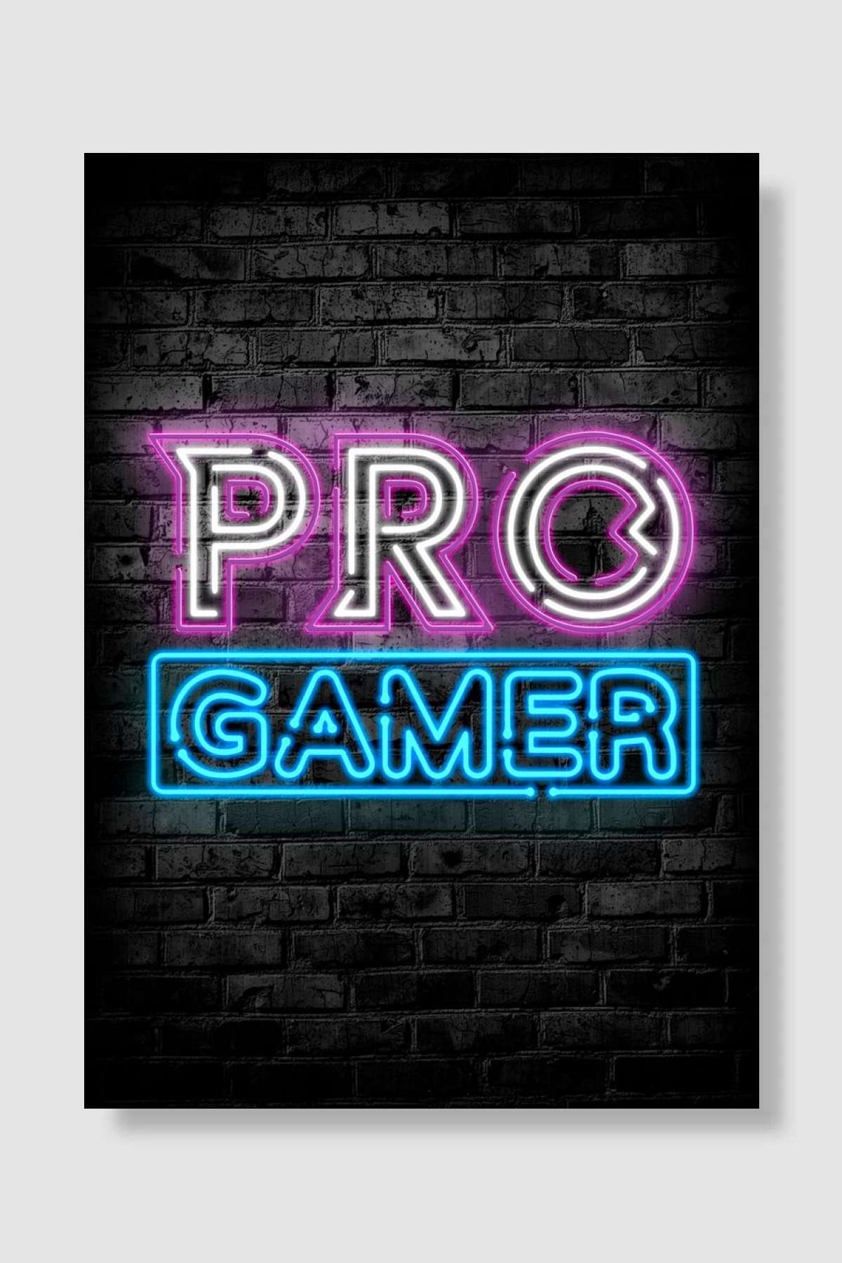 Pro Gamer Gaming Oyun Poster Çerçevesiz Yüksek Kalite Oyun Afiş Duvar Poster