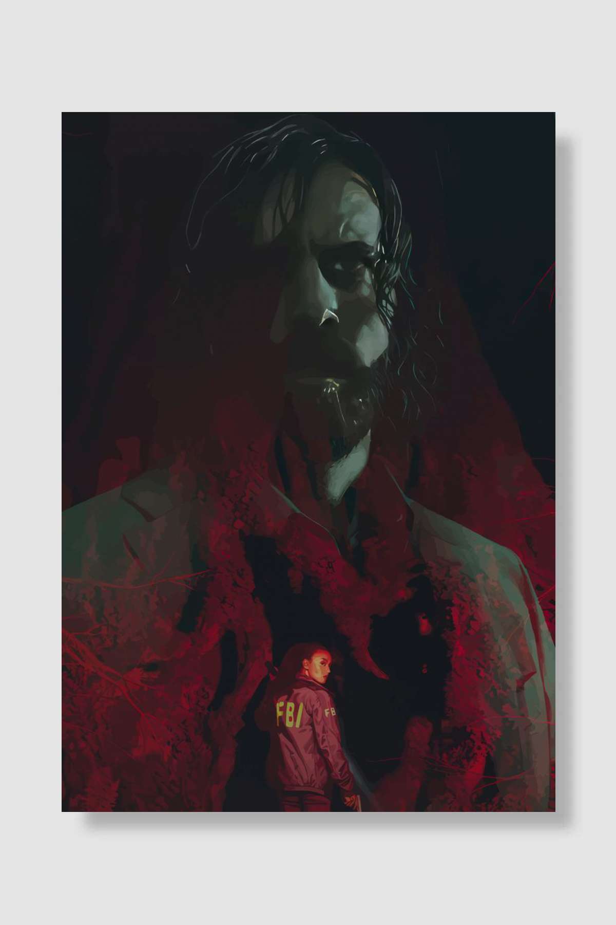 Alan Wake 2 Oyun Poster Çerçevesiz Yüksek Kalite Oyun Afiş Duvar Poster