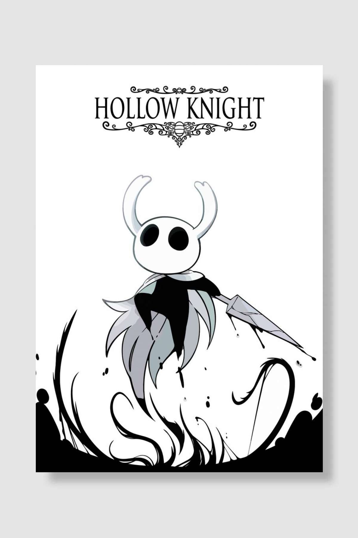 Hollow Knight Art Oyun Poster Çerçevesiz Yüksek Kalite Oyun Afiş Duvar Poster - En İyi Fiyatlarla