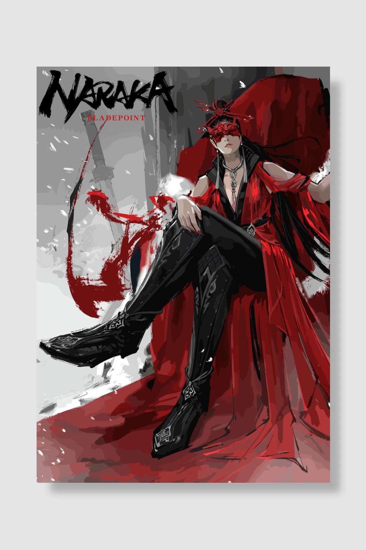 Naraka Bladepoint Oyun Poster Çerçevesiz Yüksek Kalite Oyun Afiş Duvar Poster