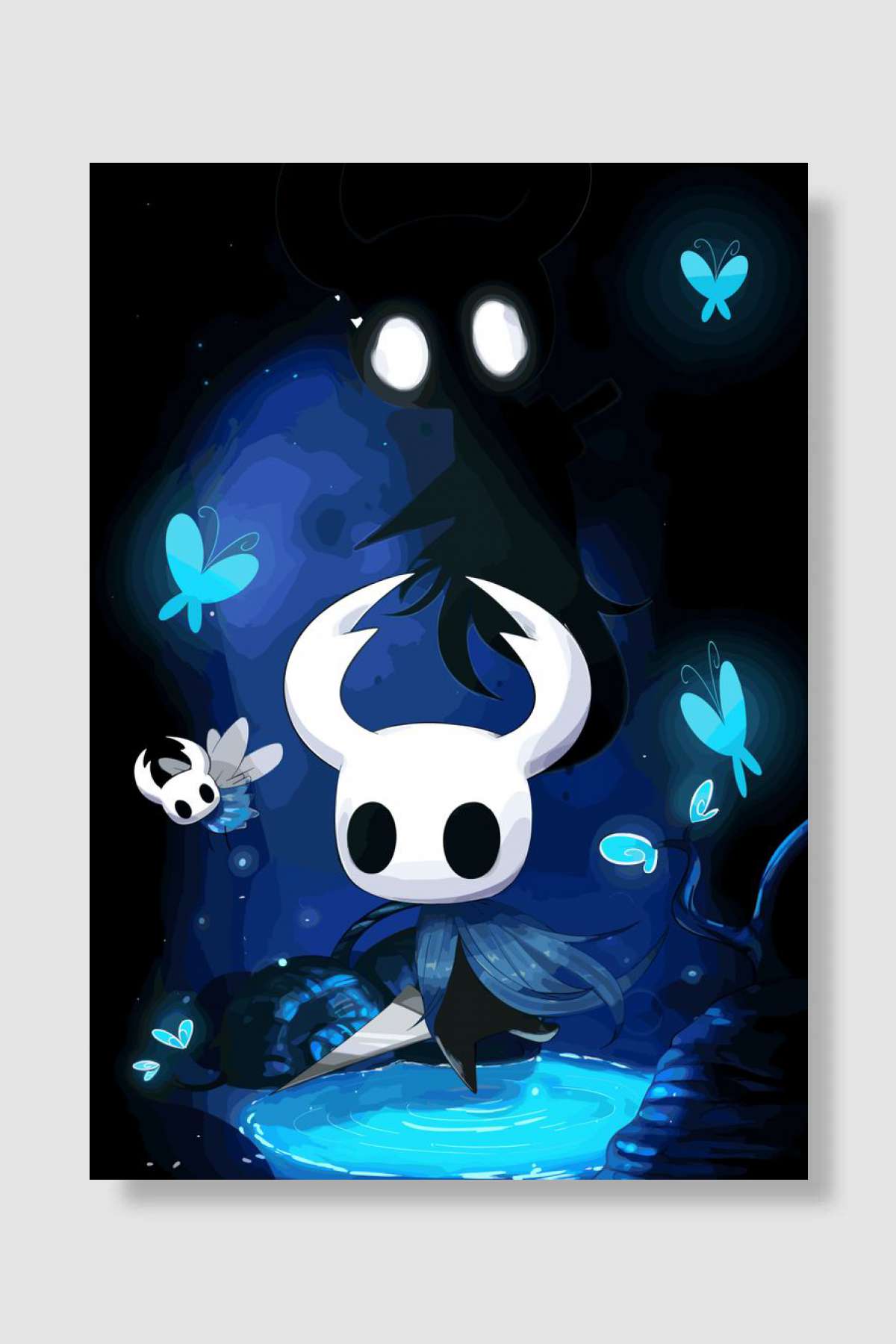Hollow Knight Grimm Steam Oyun Poster Çerçevesiz Yüksek Kalite Oyun Afiş Duvar Poster
