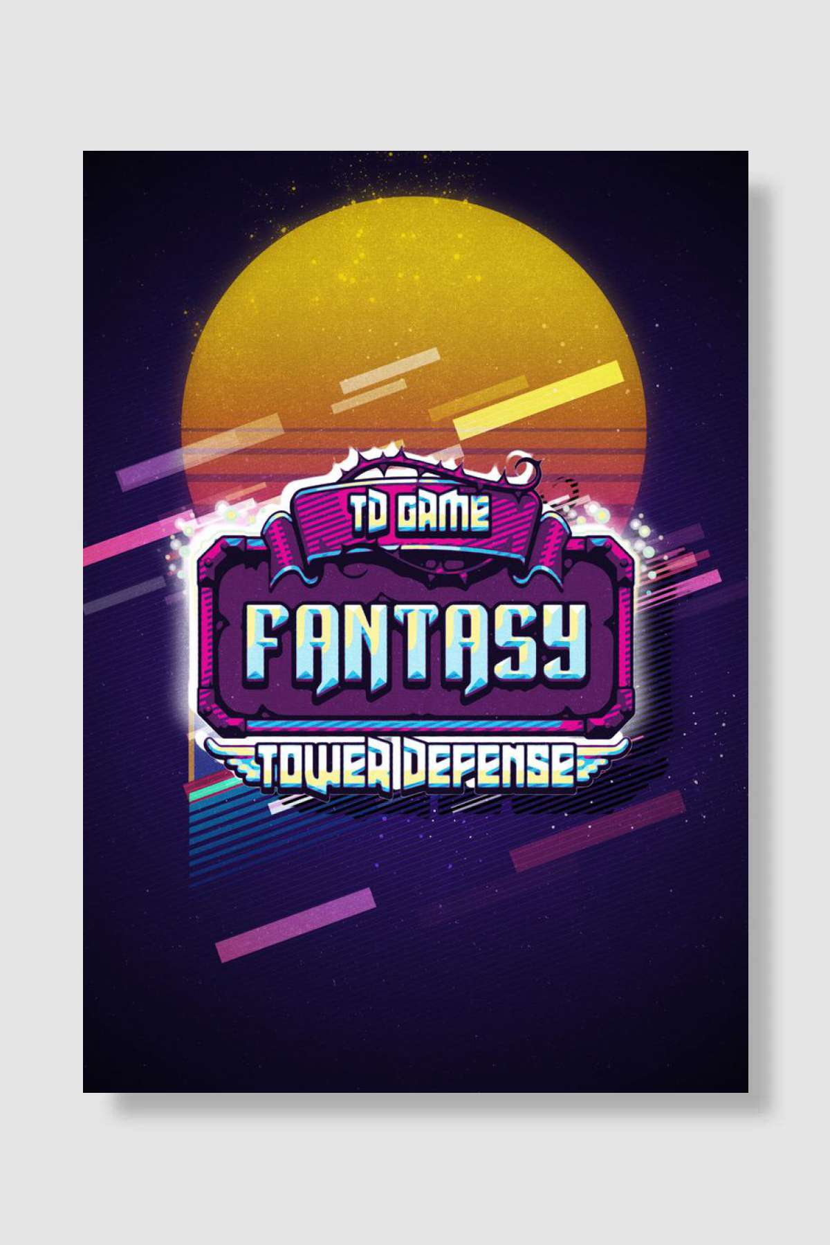 Defense Oyun Poster Çerçevesiz Yüksek Kalite Oyun Afiş Duvar Poster - En İyi Fiyatlarla