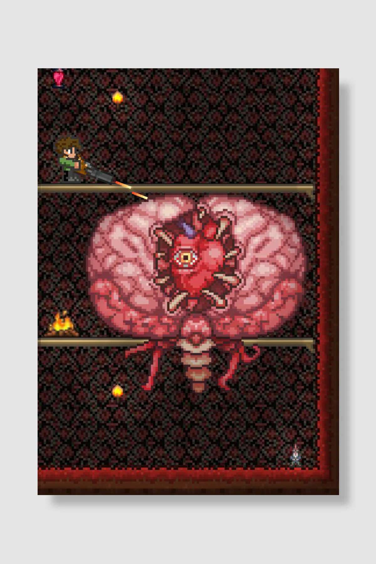 Terraria Boss 3 Oyun Poster Çerçevesiz Yüksek Kalite Oyun Afiş Duvar Poster - En İyi Fiyatlarla