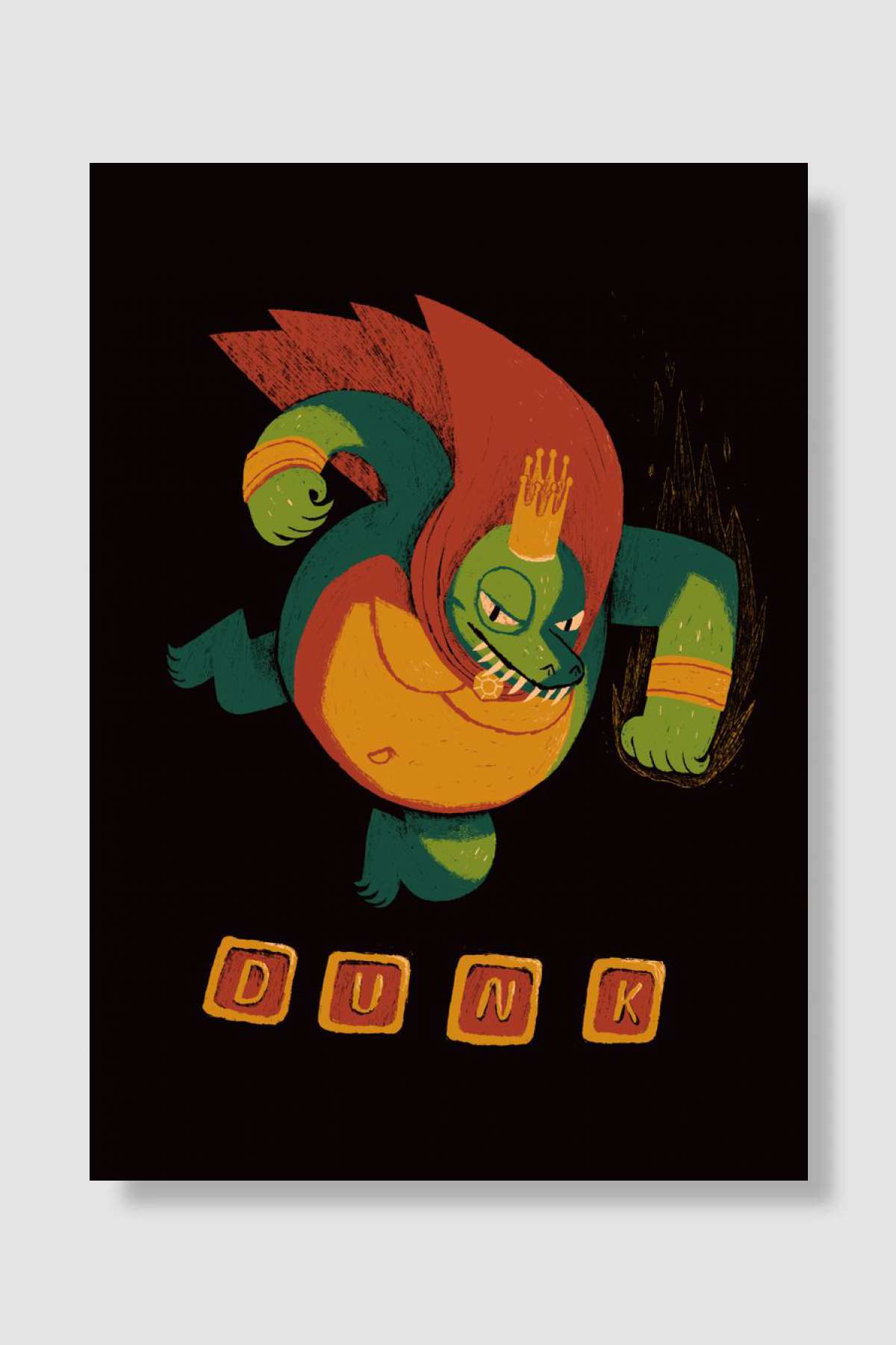 k rool back air Oyun Poster Çerçevesiz Yüksek Kalite Oyun Afiş Duvar Poster