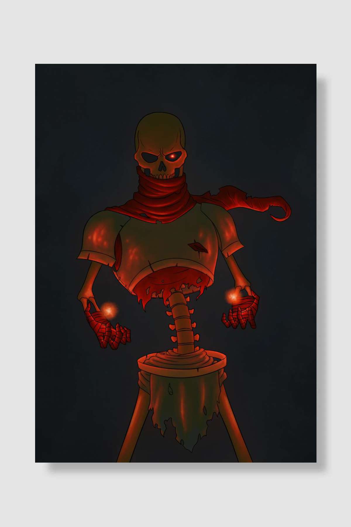 Serious Papyrus Oyun Poster Çerçevesiz Yüksek Kalite Oyun Afiş Duvar Poster