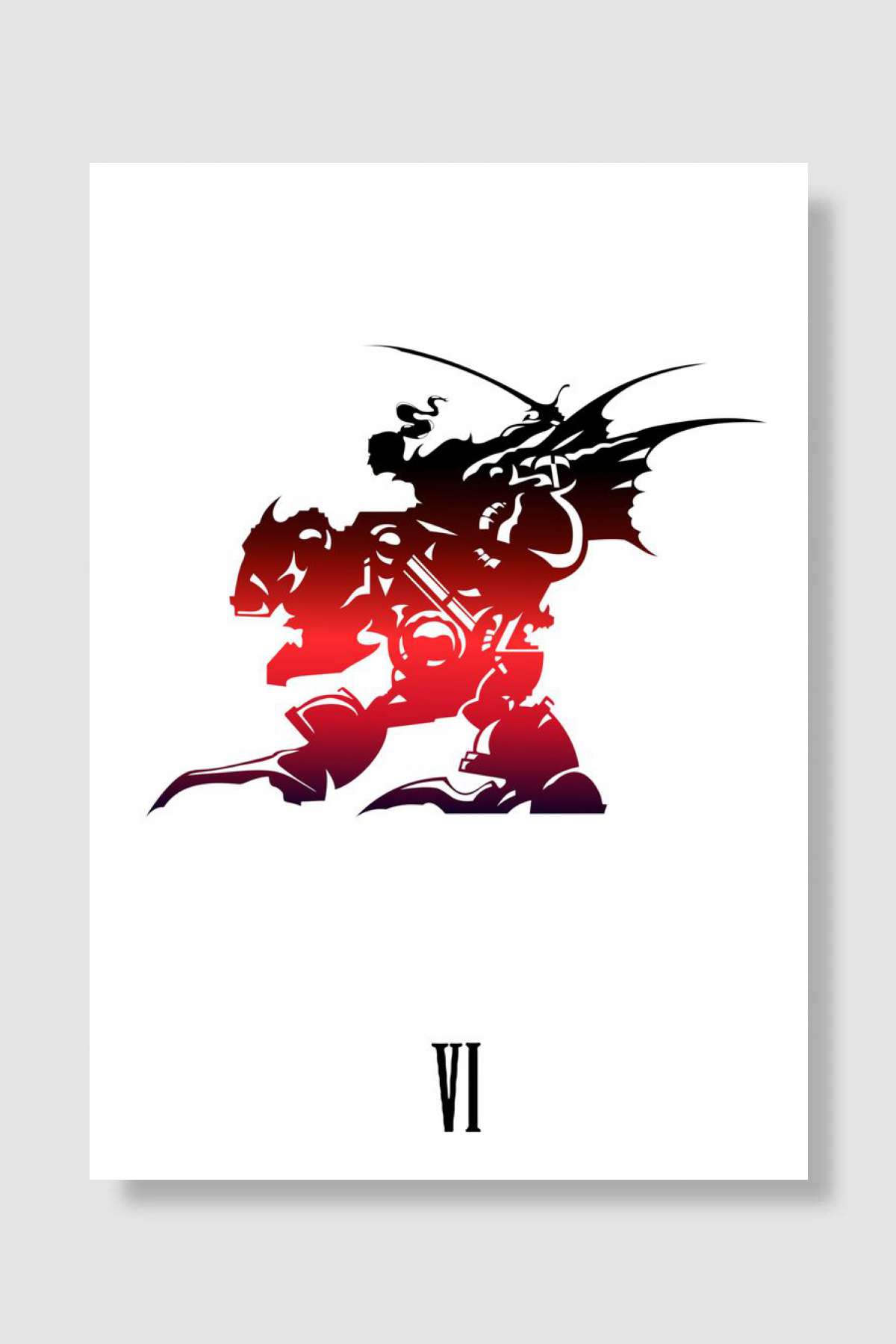 Final Fantasy VI Oyun Poster Çerçevesiz Yüksek Kalite Oyun Afiş Duvar Poster