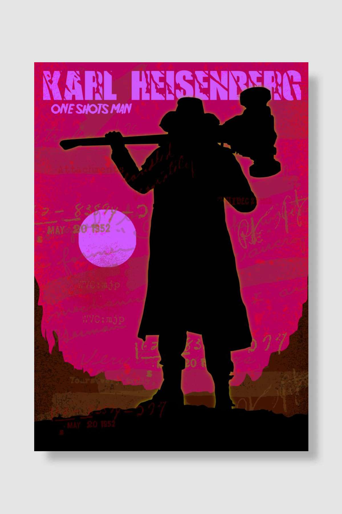 The Heisenberg Oyun Poster Çerçevesiz Yüksek Kalite Oyun Afiş Duvar Poster