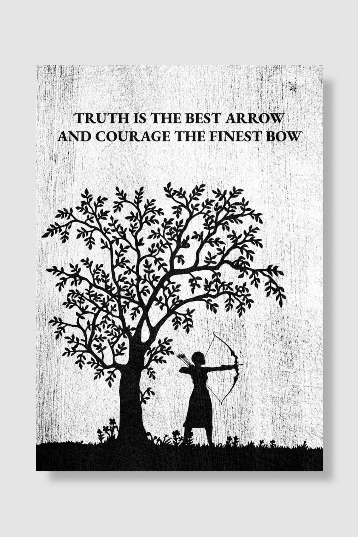 Arrow of Truth Oyun Poster Çerçevesiz Yüksek Kalite Oyun Afiş Duvar Poster