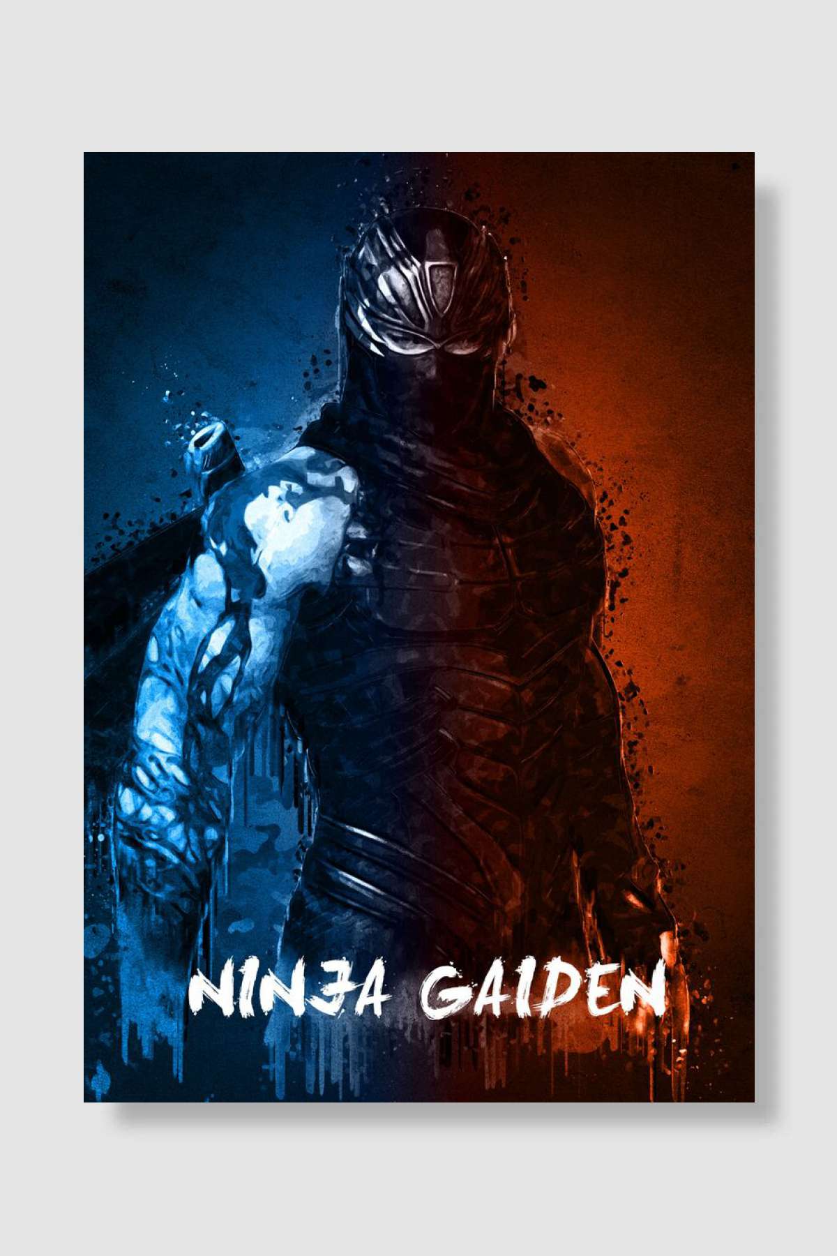 Ninja Gaiden Oyun Poster Çerçevesiz Yüksek Kalite Oyun Afiş Duvar Poster