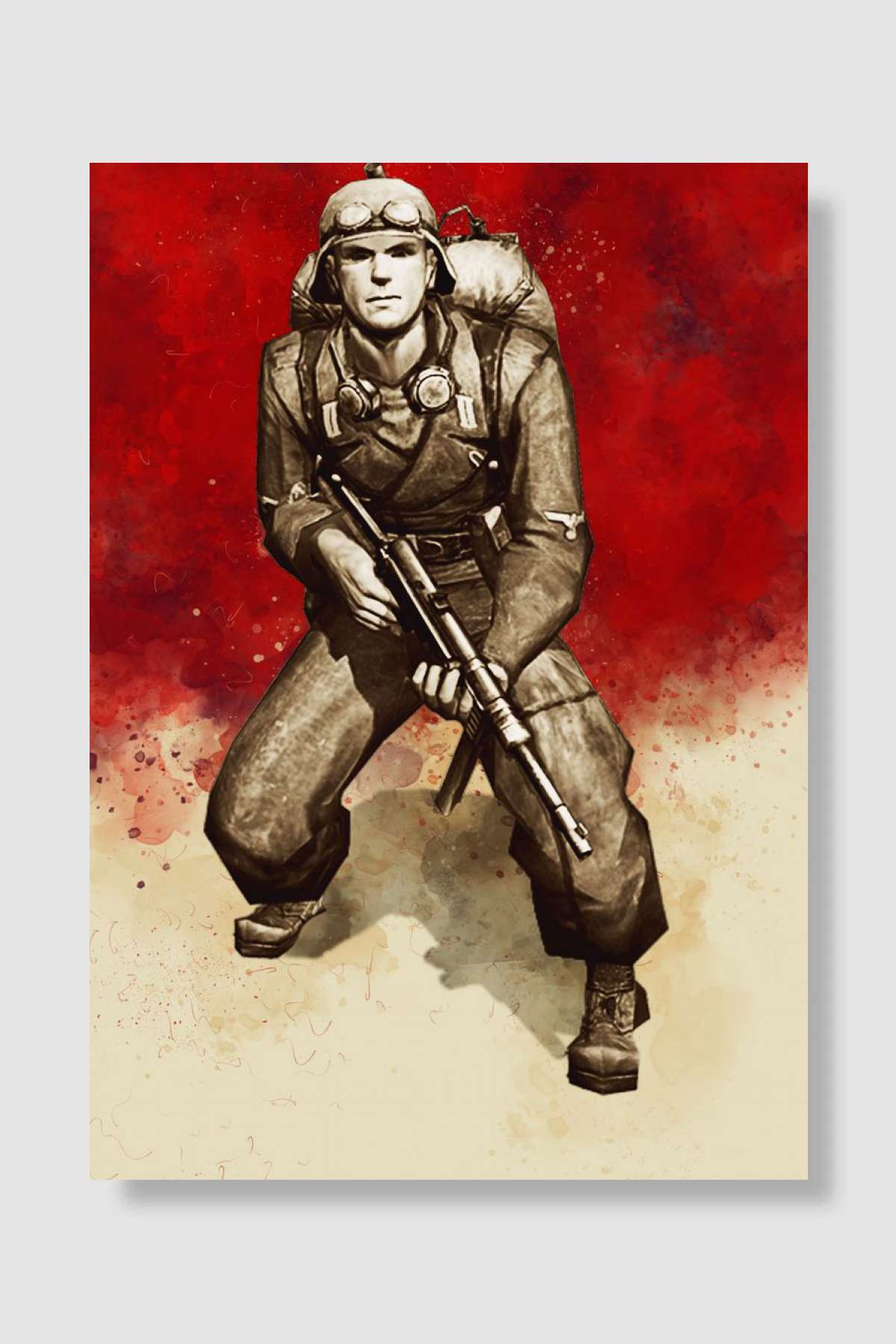 Company of Heroes 2 Ardenn Oyun Poster Çerçevesiz Yüksek Kalite Oyun Afiş Duvar Poster