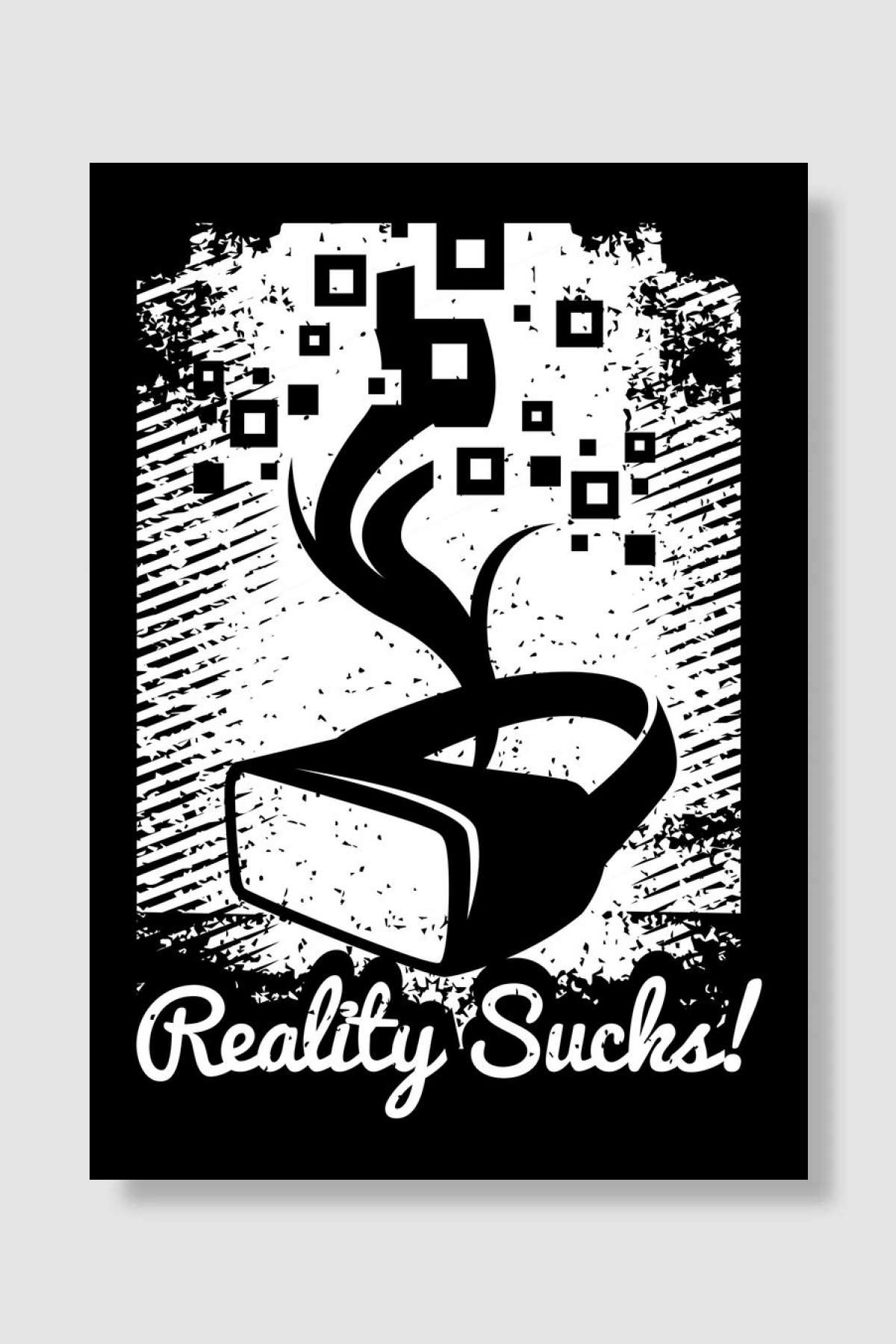 VR Virtual Reality Gaming Oyun Poster Çerçevesiz Yüksek Kalite Oyun Afiş Duvar Poster