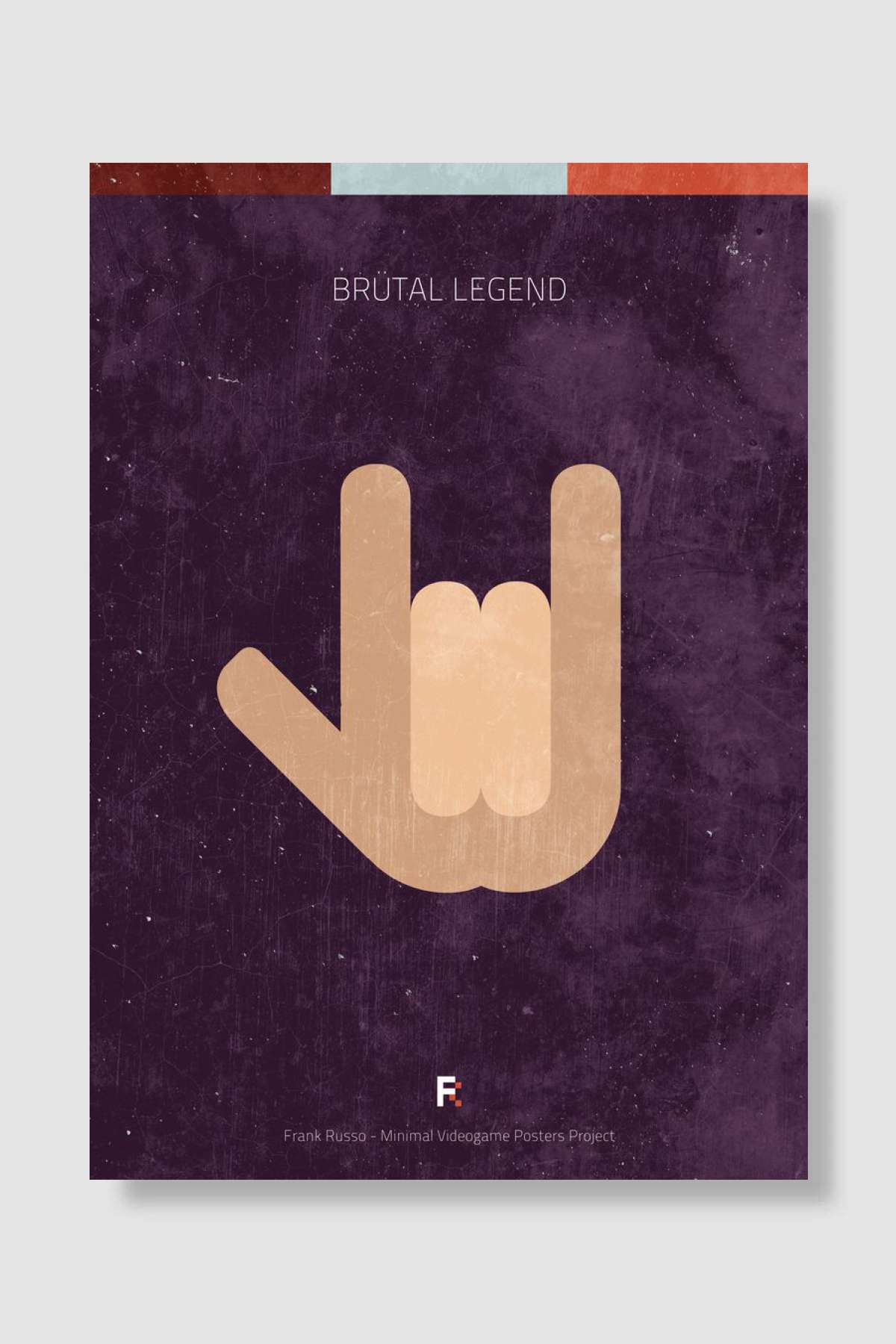 Brutal Legend. Minimal Videogame Poster. Oyun Poster Çerçevesiz Yüksek Kalite Oyun Afiş Duvar Poster - En İyi Fiyatlarla