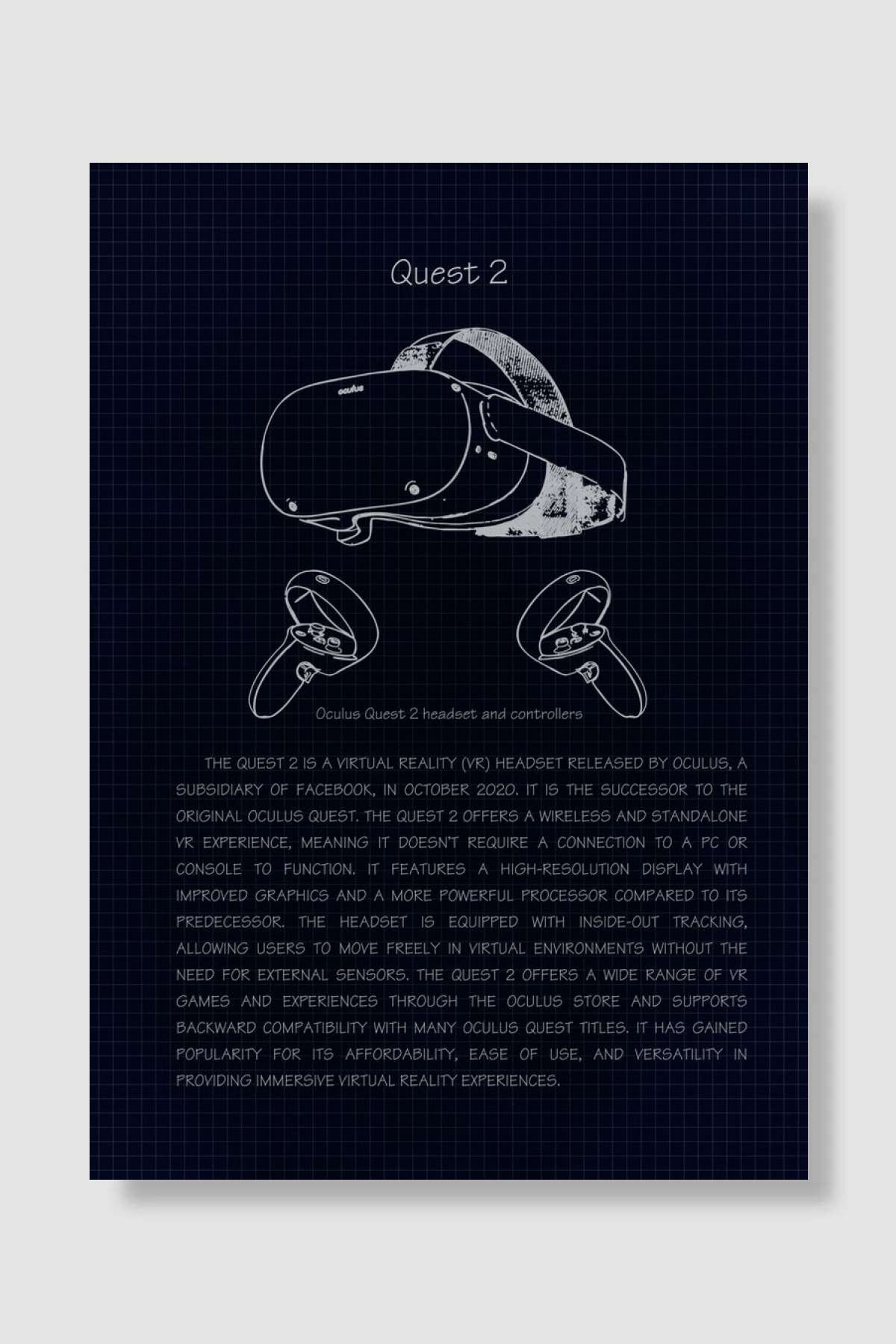 Quest 2 Oyun Poster Çerçevesiz Yüksek Kalite Oyun Afiş Duvar Poster - En İyi Fiyatlarla