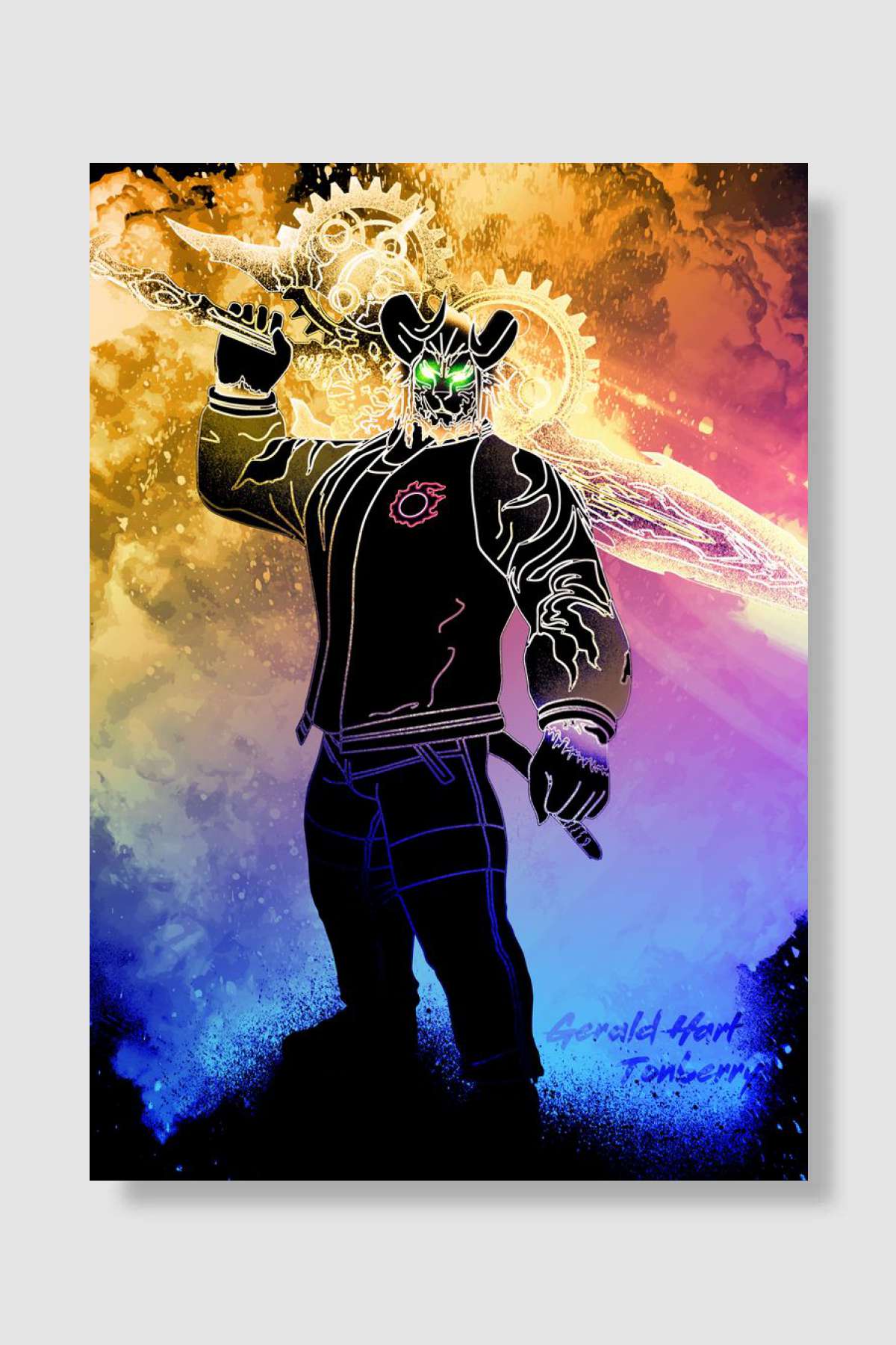 Lion request Oyun Poster Çerçevesiz Yüksek Kalite Oyun Afiş Duvar Poster